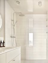 Shower connected to the Master bedroom.