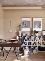 Working area of the home office.