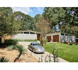 This atomic ranch has plenty of garage space for the vintage1964 Porsche 356B. 