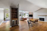 Custom millwork and matched flooring