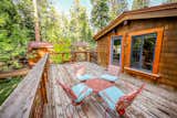 Outdoor, Wire Fences, Wall, Back Yard, Trees, and Wood Patio, Porch, Deck  Photo 15 of 36 in Tahoe Chalet & Guesthouse $1,850,000 by Carina Cutler