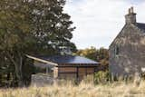 The agricultural material palette of stone, steel, timber and metal roofing are commonplace in the buildings of the neighbouring farms, helping this new addition feel like it belongs in the rural environment. 