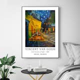 Van Gogh Terrace At Night Tablo