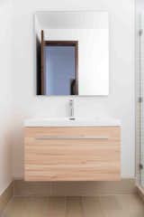Bath Room, Drop In Sink, and Wood Counter  Photo 10 of 29 in Casa Punta Azul by Erika Lin