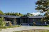 Exterior, Gable RoofLine, House Building Type, Metal Roof Material, and Metal Siding Material Villa in Chonan  Exterior  Photo 13 of 33 in Villa in Chonan by TAPO tomioka architectural planning office