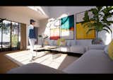 A palatial living space, along with a plush balcony, can become the ideal location for large family gatherings