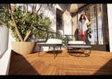 Balconies enhance visual connectivity with the surroundings and also take in abundant natural light and ventilation