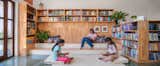 Low level seating aling with floor seating