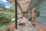 Outdoor, Gardens, Pavers Patio, Porch, Deck, and Stone Fences, Wall Front Entry Porch  Photo 14 of 51 in Mid-Century Modern Gem by Brandon English