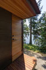 Doors, Exterior, Wood, and Swing Door Type  Photo 5 of 6 in Lake Sauna by E. Cobb Architects