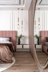 Bedroom, Pendant Lighting, Bed, and Medium Hardwood Floor  Photo 9 of 15 in #RIVIERA by km designpress