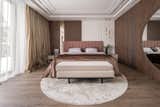 Bedroom, Bed, Medium Hardwood Floor, and Pendant Lighting  Photo 7 of 15 in #RIVIERA by km designpress