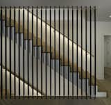 THE SIGNATURE STAIRCASE
The stairwell design offers a visual symphony. The exquisite interplay of lines and materials makes it an architectural conversation piece right in the center of the home. It provides an eloquent spatial separation between the public and private areas.
Architect Peter Damsgaard