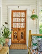 Exterior and House Building Type Hand carved front door  Photo 1 of 12 in Atlanta Craftsman by PSAMA Design