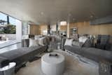 Main living area showing  hearth to kitchen view