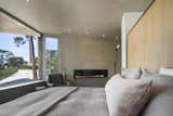 Primary suite ribbon fireplace 