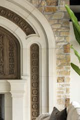 Stunning fireplace and media center design details.