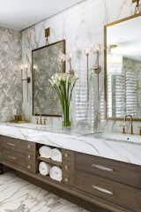 Master suite bathroom custom vanity.