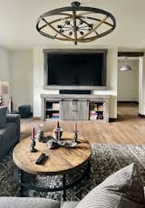Lower level, finished basement, entertainment room, game room, man cave, home theater, bar, arcade.