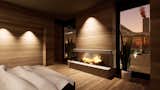 Master bedroom fireplace.