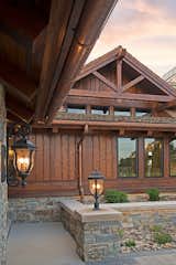 Exterior architectural details, custom timber work.