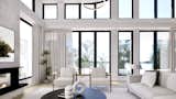 Living Room, Clerestory Windows