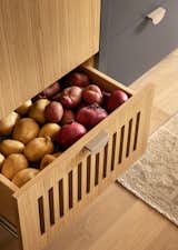 kitchen, kitchen storage, kitchen organization, produce drawer, vented produce drawer