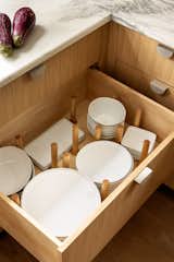 kitchen, kitchen storage, kitchen organization, dish drawer, dish pegs