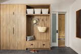 Storage Room and Closet Storage Type Mudroom, mudroom bench, coat hooks, storage, home organization  Photo 19 of 22 in Maplewood Kitchen and Mudroom by Idea Space Architecture + Design