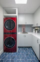 Laundry -  red stacked washer and dryer
