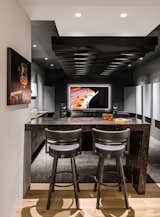 Multi-purpose entertainment space with acoustical panels.  Photo 14 of 20 in Desert Haven by Tate Studio Architects