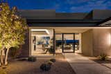 Exterior, Flat RoofLine, and House Building Type Front entry in the evening.  Photo 20 of 20 in Desert Haven by Tate Studio Architects