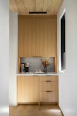 Coffee bar in primary bedroom.