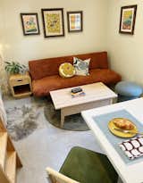 Living Room, Coffee Tables, Storage, Sofa, and Porcelain Tile Floor  Photo 15 of 30 in Psychadelic Surf Shack by Jen Jordan