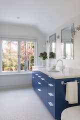 Double Sink: Creating fun, functional, and stylish bathrooms was the one of the requests for this bathroom.