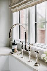 Kitchen and Quartzite Counter Perrin & Rowe Polished Nickel Sink Faucet  Photo 3 of 12 in Exquisite Kitchen Renovation by Jill Lamphier