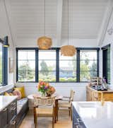 Dining nook and bevie bar.