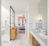 Primary bedroom to bath connection.