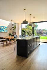 Sun bathed kitchen living dining space