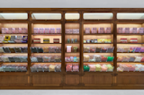 Storage Room, Cabinet Storage Type, and Shelves Storage Type  Photo 5 of 7 in Bon Bon - A Swedish Candy Co. New Upper East Side Location by Megan O'Brien