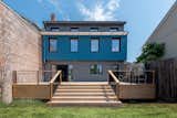 Outdoor, Wood Fences, Wall, Large Patio, Porch, Deck, Wood Patio, Porch, Deck, Grass, Metal Fences, Wall, Back Yard, and Decking Patio, Porch, Deck  Photo 12 of 19 in 211 Warren Street by CTA Architects P.C.