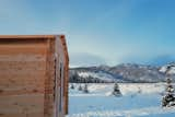 The outdoor sauna at Aspects is routinely the center of a weekend's activities on the property. Guests can take in views of the surrounding mountains from the warmth of the traditional sauna.