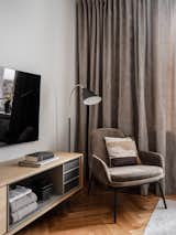 Bedroom, Lamps, Chair, and Rockers Chair, Normann Copenhagen.   Photo 3 of 11 in New Life of a 80 m2 Moscow Apartment by Static Aesthetic Architects by Static Aesthetic Architects