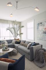 Living Room, Coffee Tables, Rug Floor, Sectional, Sofa, and Pendant Lighting  Photo 4 of 10 in Bucktown Project by Real Talk Interiors