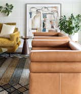 Living Room, Chair, Dark Hardwood Floor, Sofa, and End Tables Living room detail  Photo 6 of 13 in Midcentury Retro Revival by Studio Connolly
