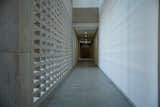 Fenestrations assure that circulations areas are naturally lit