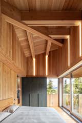 Massive sliders ensure views aren't sacrificed from the primary bedroom.