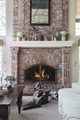 Living Room, Standard Layout Fireplace, and Wood Burning Fireplace  Photo 5 of 9 in South Franklin by Inside Stories
