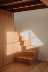 Staircase and Wood Tread stairs to bedroom  Photo 5 of 19 in Amsterdam Loft by ardor studio