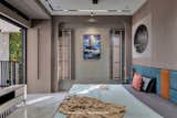 Bedroom, Bed, Ceramic Tile Floor, and Ceiling Lighting  Photo 13 of 38 in soham by STUDIO UNFOLD